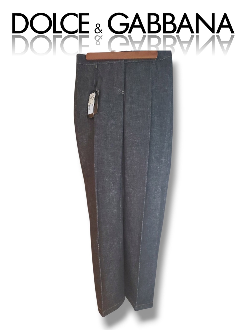 Dolce & Gabbana Denim Butterfly Bootcut Flare Denim Jeans EU 40 NWT Authenticate - Picture 5 of 17